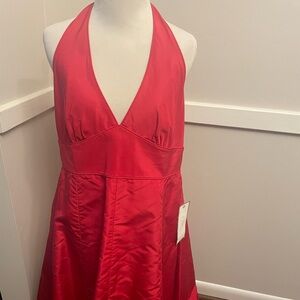 NWOT Jcrew red midi dress